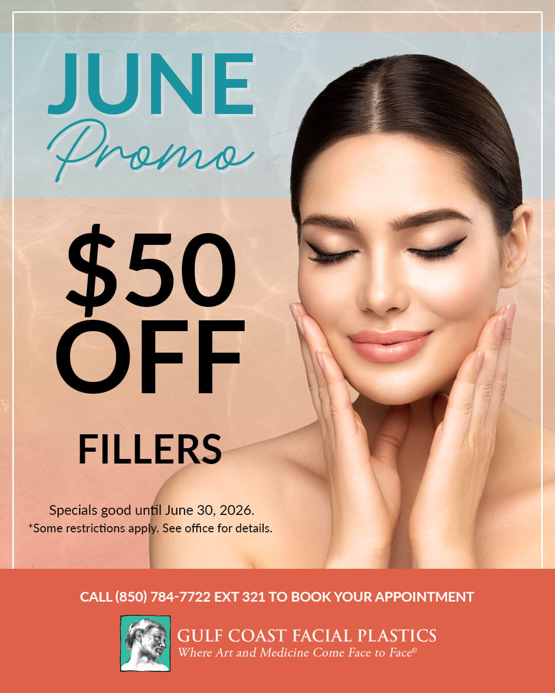 20250522_GCFP_JunePromo_Social_v1 $50 OFF Fillers in the month of June